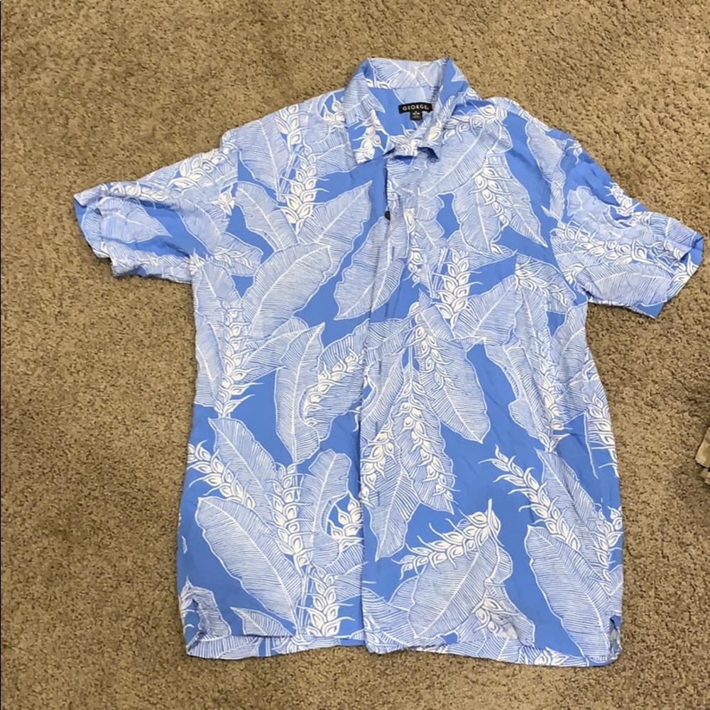 Hawaiian button-up shirt